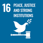 United Nation Sustainable Development Goal 16: Peace, justice and string institutions