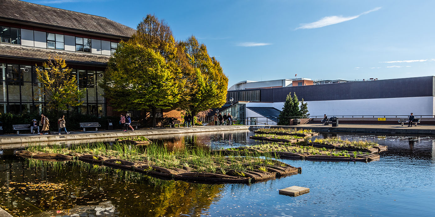 Roger Stevens Cooling Pond, an example of the Leeds Living Lab project