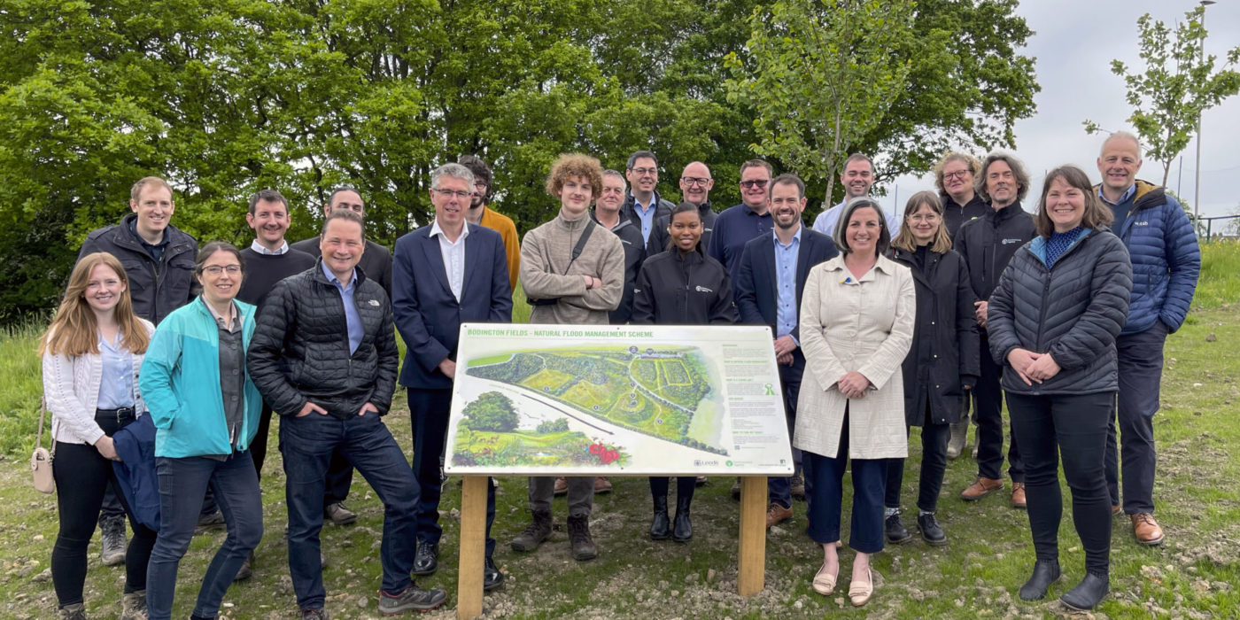 Bodington Fields Natural Flood Management Site Completed - Sustainability