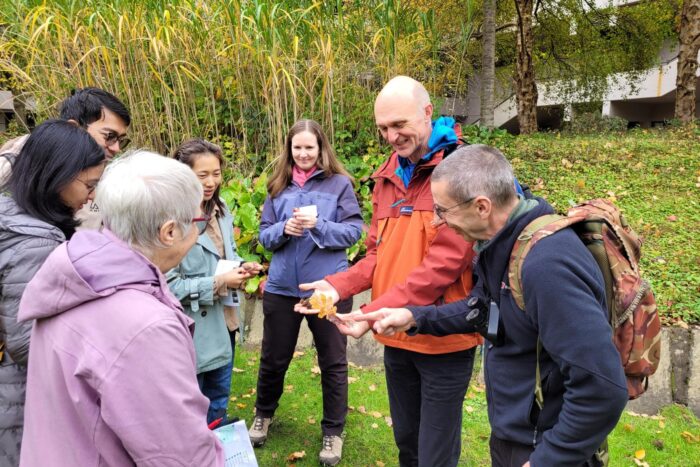 A group of people on a Wildlife Wander