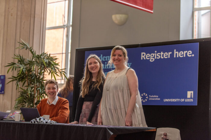 A group of staff helping out at SSRC25