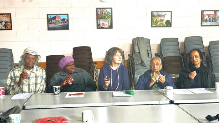 A group photo of the Elders Connect group involved in the project.